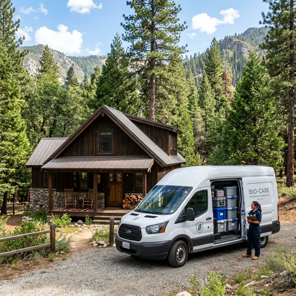 Professional crime scene cleaning services in Big Creek CA